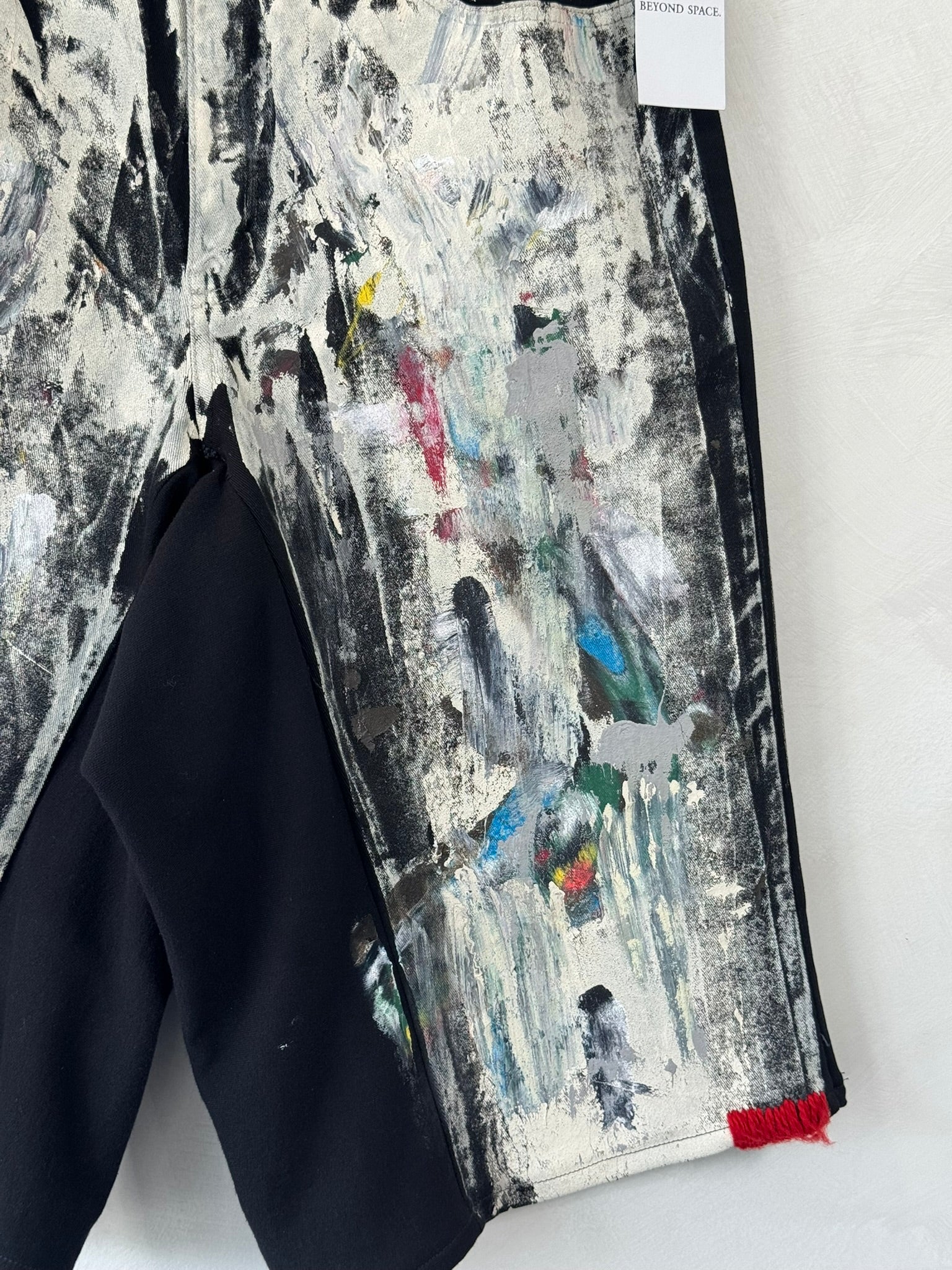 The Magritte Black Denim Shorts