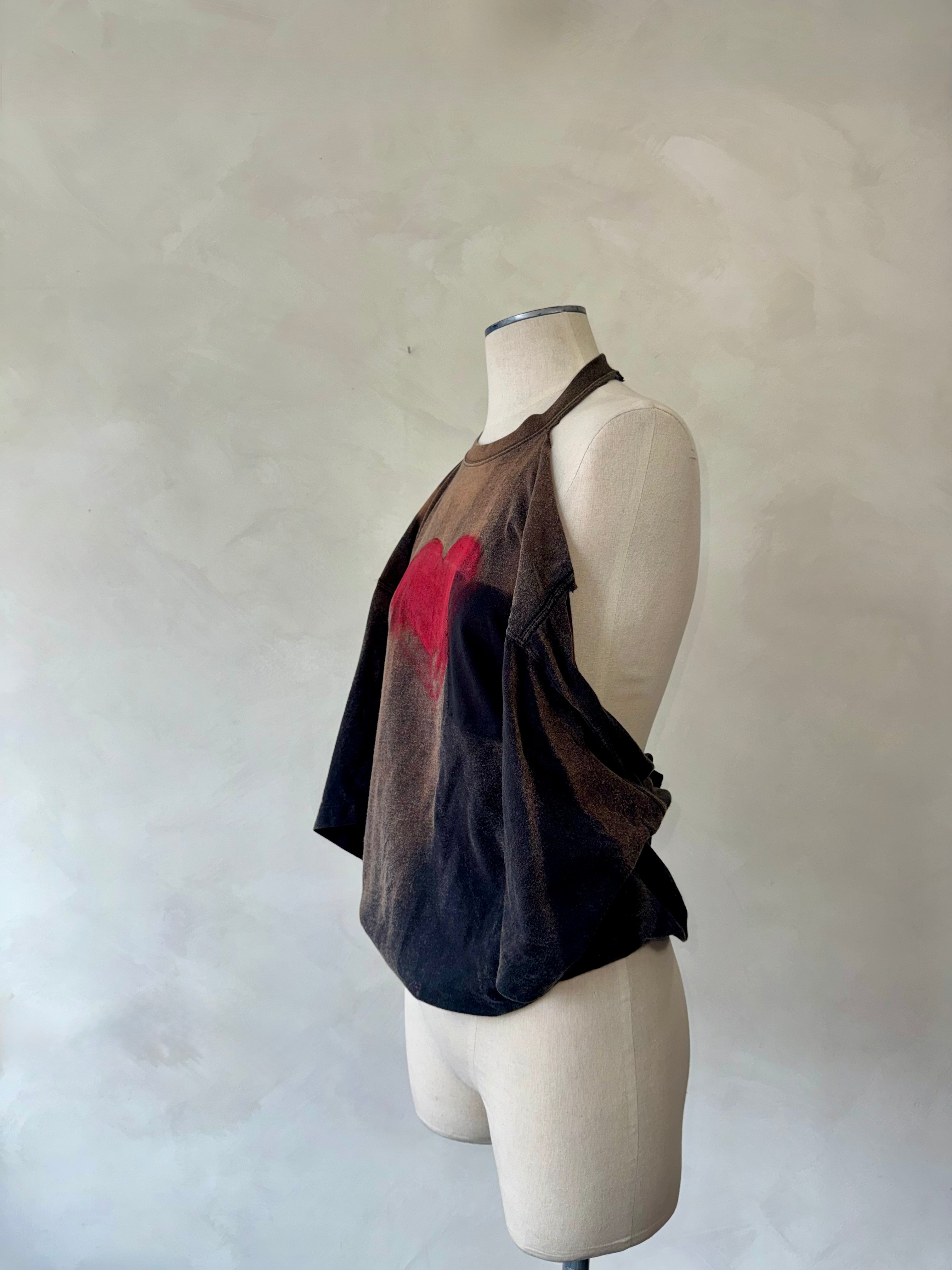 Renewed Painted Open Back T-Shirt