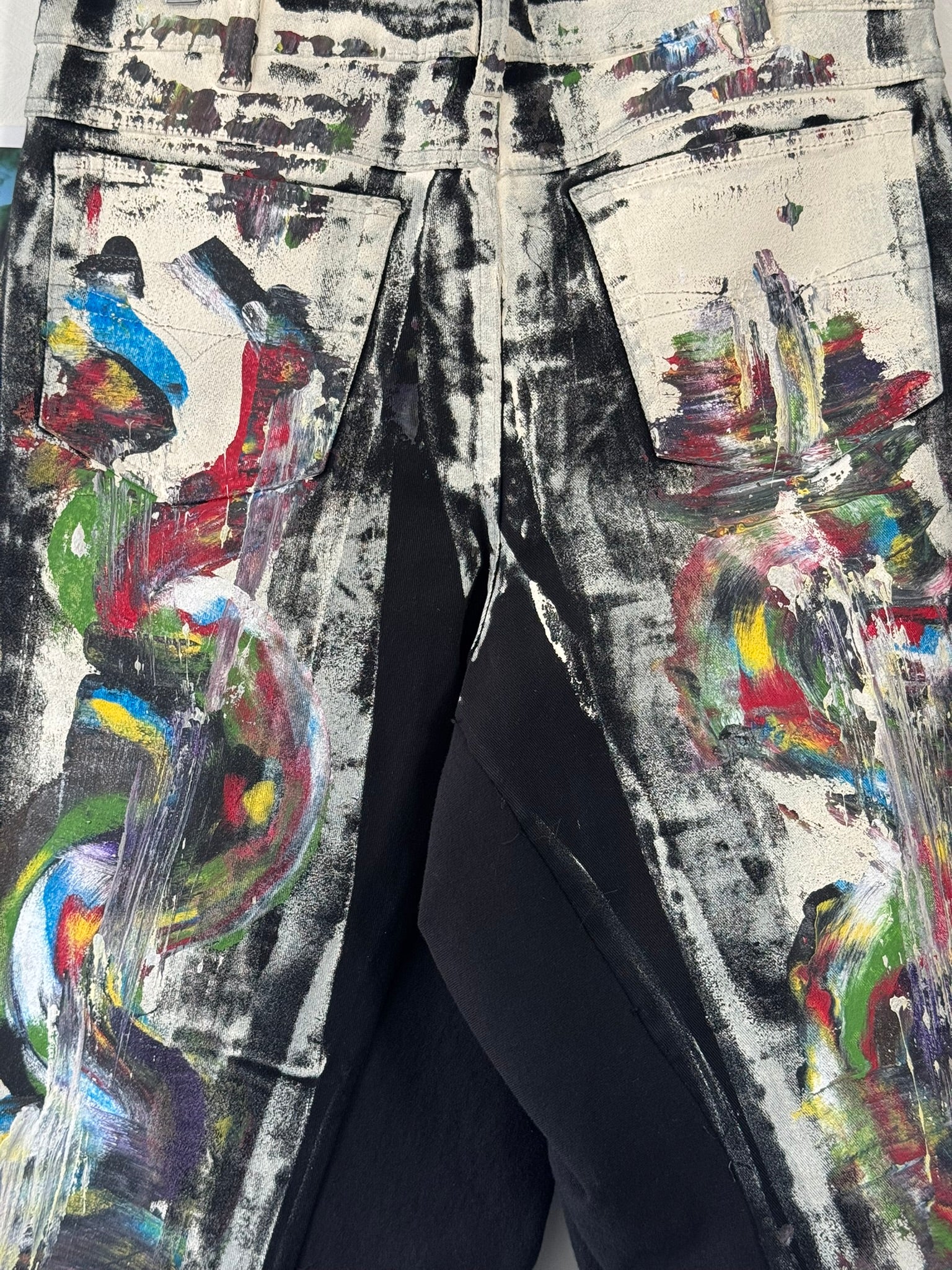 The Magritte Black Denim Shorts