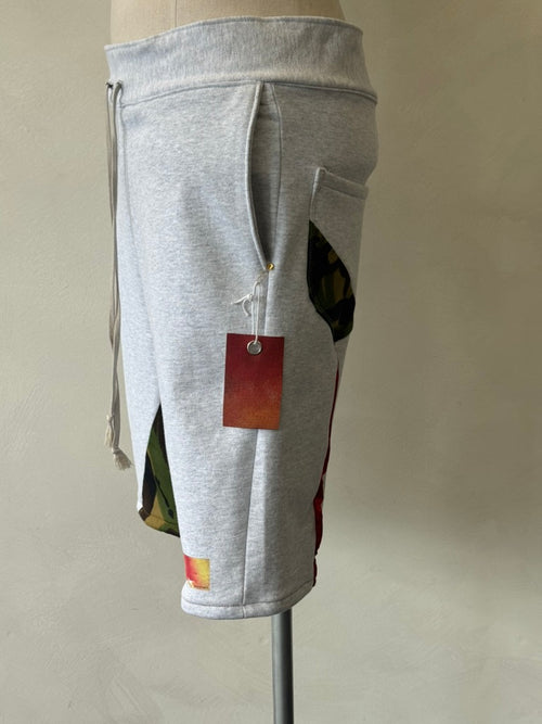 Camp Camo Terry Cotton Shorts