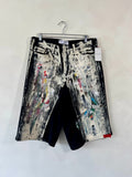 The Magritte Black Denim Shorts