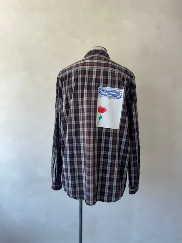 Carhartt Flannel large et ample Reconditionné par Beyond Space