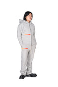Lightbeam Zip-up Hoodie Grey