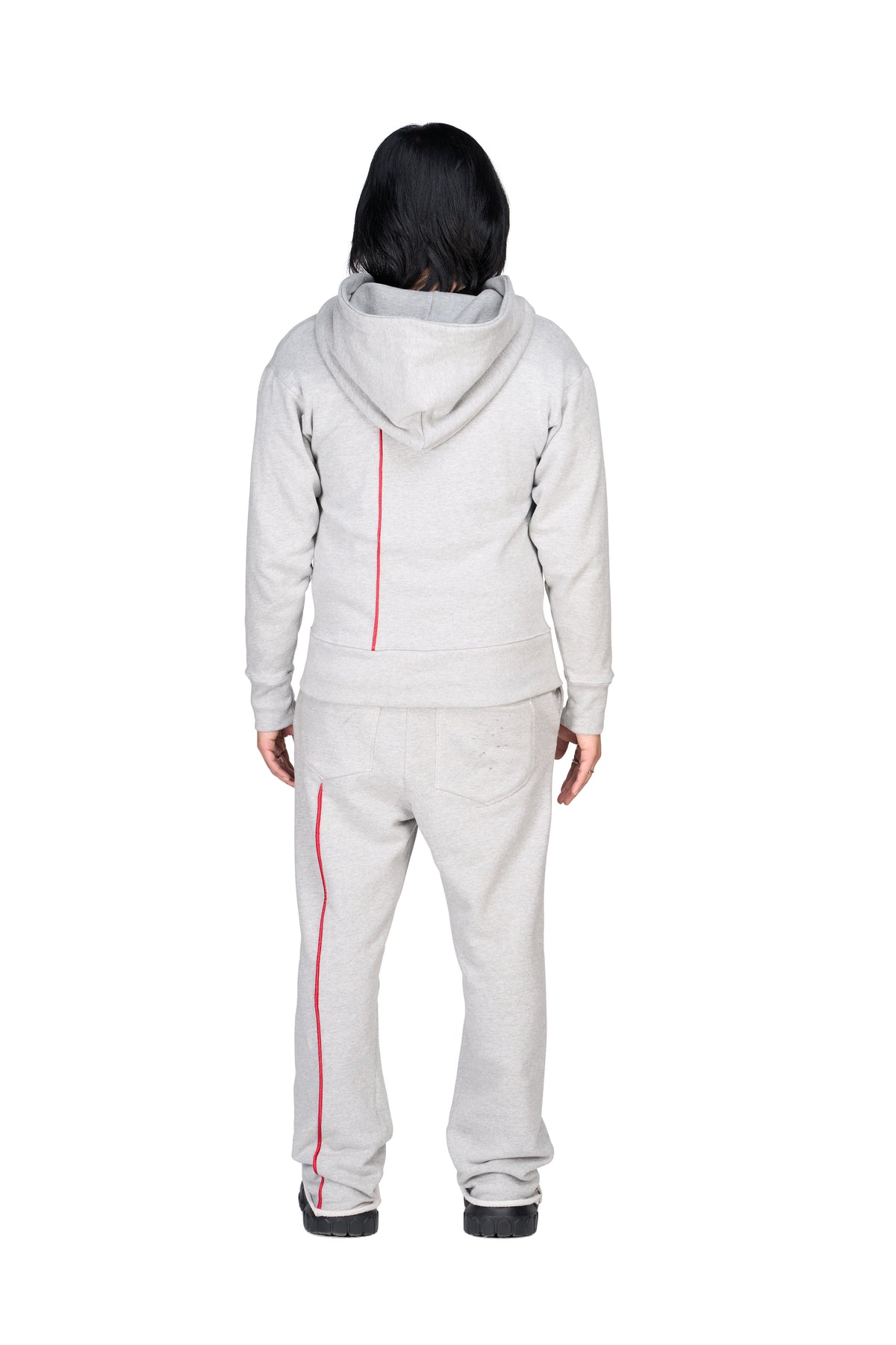 Lightbeam Zip-up Hoodie Grey